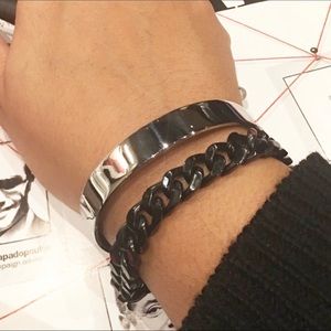 Unisex High Gloss Stainless Steel Bracelet